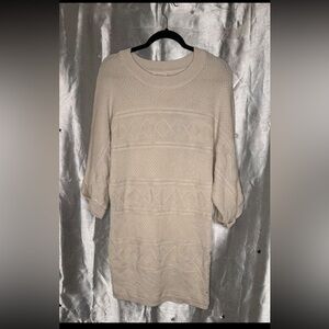 Promesa Cream Knit Dress